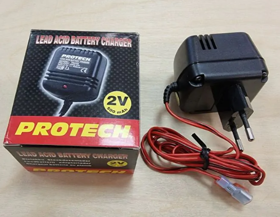 Lader voor glowplugaccu output 2.7V 0,5A